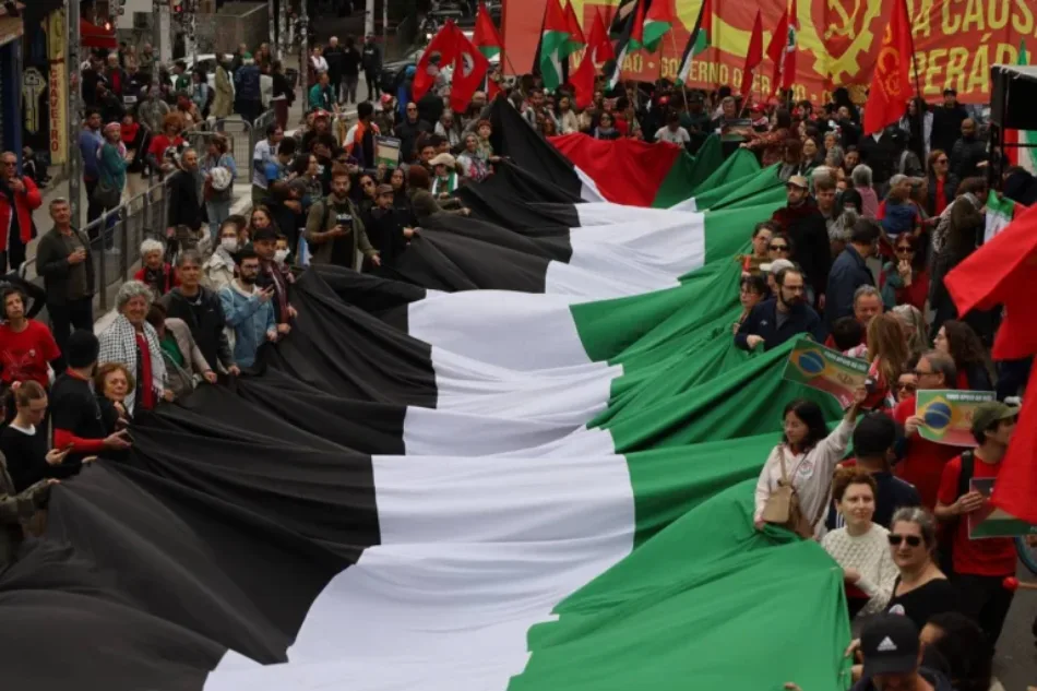 Brasileños rechazan genocidio sionista en Palestina y agresión israelí contra Irán