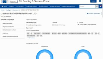 Denuncian la cooperación del Ministerio del Interior y del Ayto. de Murcia con una empresa militar israelí -LIBEREU ENTREPRENEURSHIP LTD.- en dos proyectos europeos sobre seguridad, defensa e inteligencia