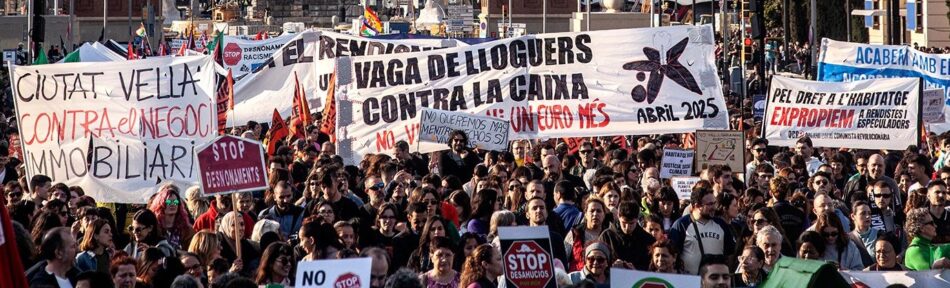 El Sindicat de Llogateres de Catalunya presentará mañana 4 de junio el nuevo manifiesto en defensa de la vivienda pública y en apoyo a las inquilinas en lucha contra La Caixa