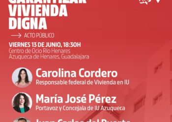 Izquierda Unida organiza en Azuqueca de Henares un debate sobre el acceso a la vivienda en la provincia