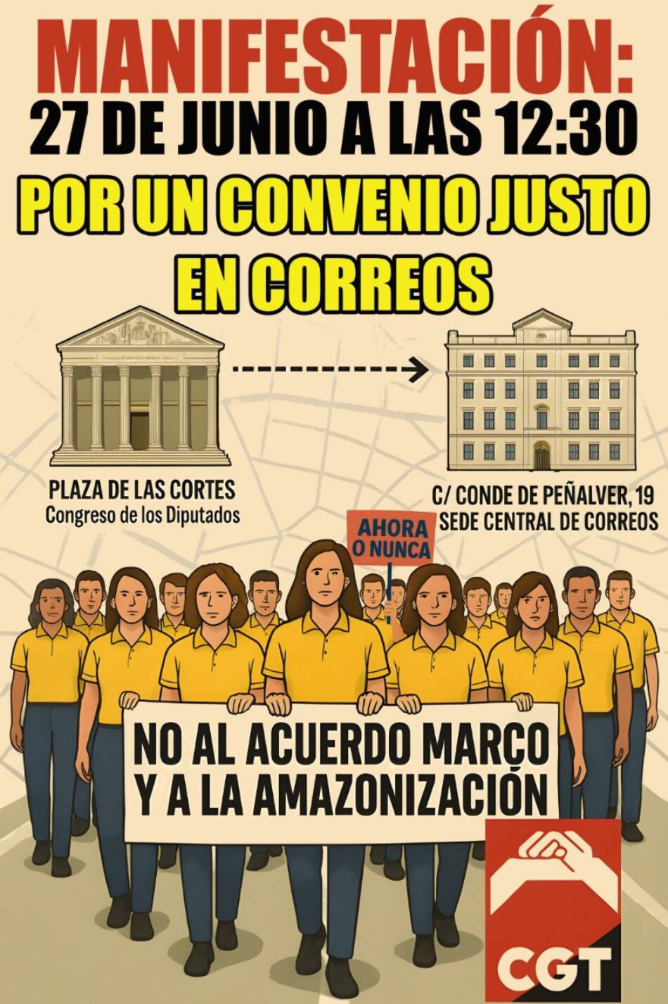 Los trabajadores de Correos estallan contra Pedro Saura y la directiva: Huelga en Correos los días 27 y 28