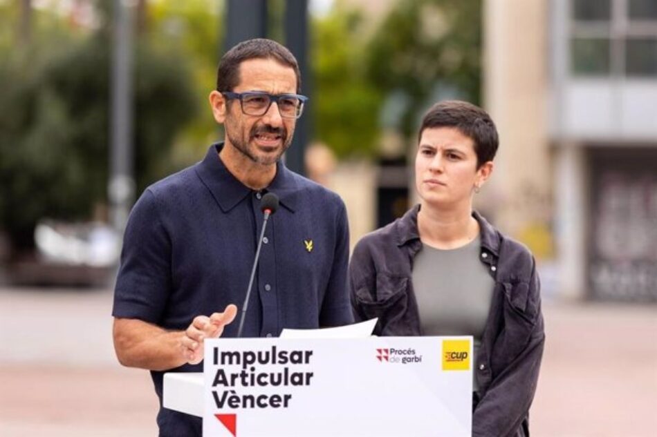 Casadevall (CUP) pide un Aeropuerto de Barcelona «que necesita Catalunya» y no los turistas