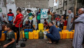 Gaza sufre por la falta de agua