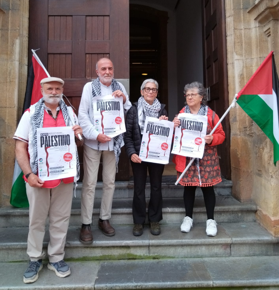 Arte asturiano contra el genocidio palestino: Inauguración viernes 6
