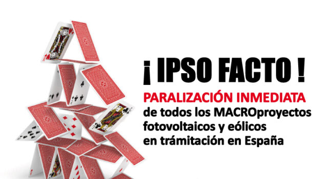 «Frenar en seco antes de caer por el precipicio»: Acción contra los macroproyectos energéticos frente al Parlamento Europeo el próximo 4 de junio