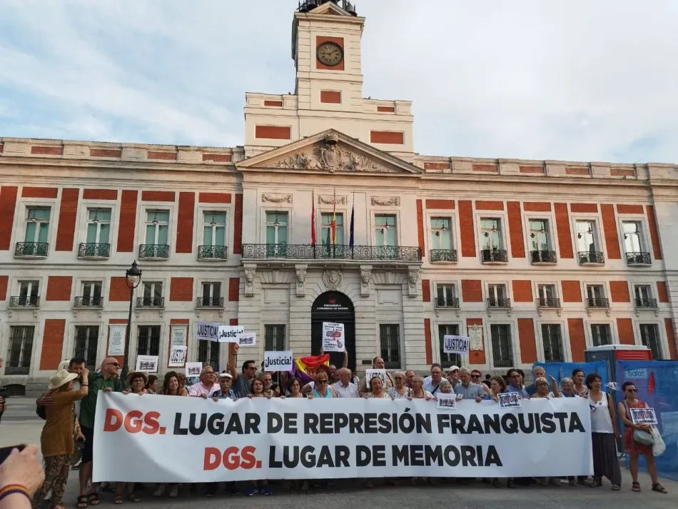 Manifiesto por la declaración del Edificio de la Real Casa de Correos (antigua Dirección General de Seguridad) como Lugar de Memoria