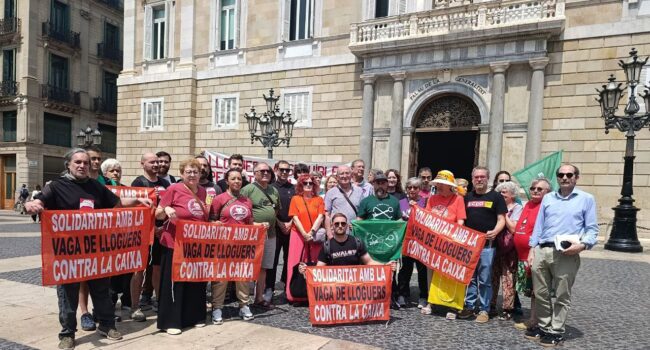 Manifiesto de las entidades en defensa de la vivienda pública y en apoyo a la lucha de las inquilinas en huelga contra La Caixa