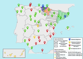 El mapa legal de la prostitución en España