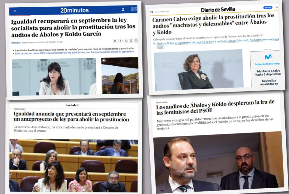 Las trabajadoras sexuales de StopAbolición denunciamos la propuesta cínica y electoralista del PSOE de aprobar una ley para “abolir” la prostitución en septiembre y anunciamos movilizaciones