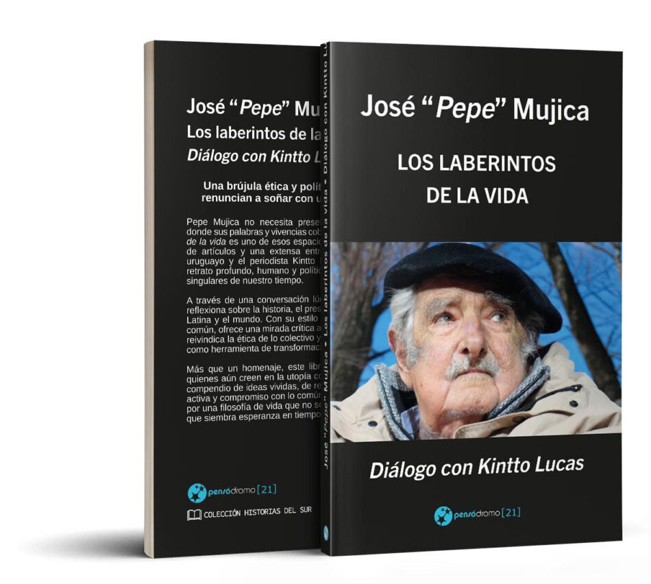 Homenaje a José Mujica y Presentación del libro José «Pepe» Mujica. Los laberintos de la vida de Kintto Lucas, Editorial Pensódromo, Barcelona, 2025 (el 5 de junio)