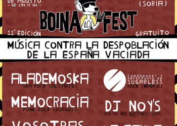 Alademoska, S (el legado de Sugarless) y Dj Noy´s se unen al Boina Fest en su lucha contra la despoblación