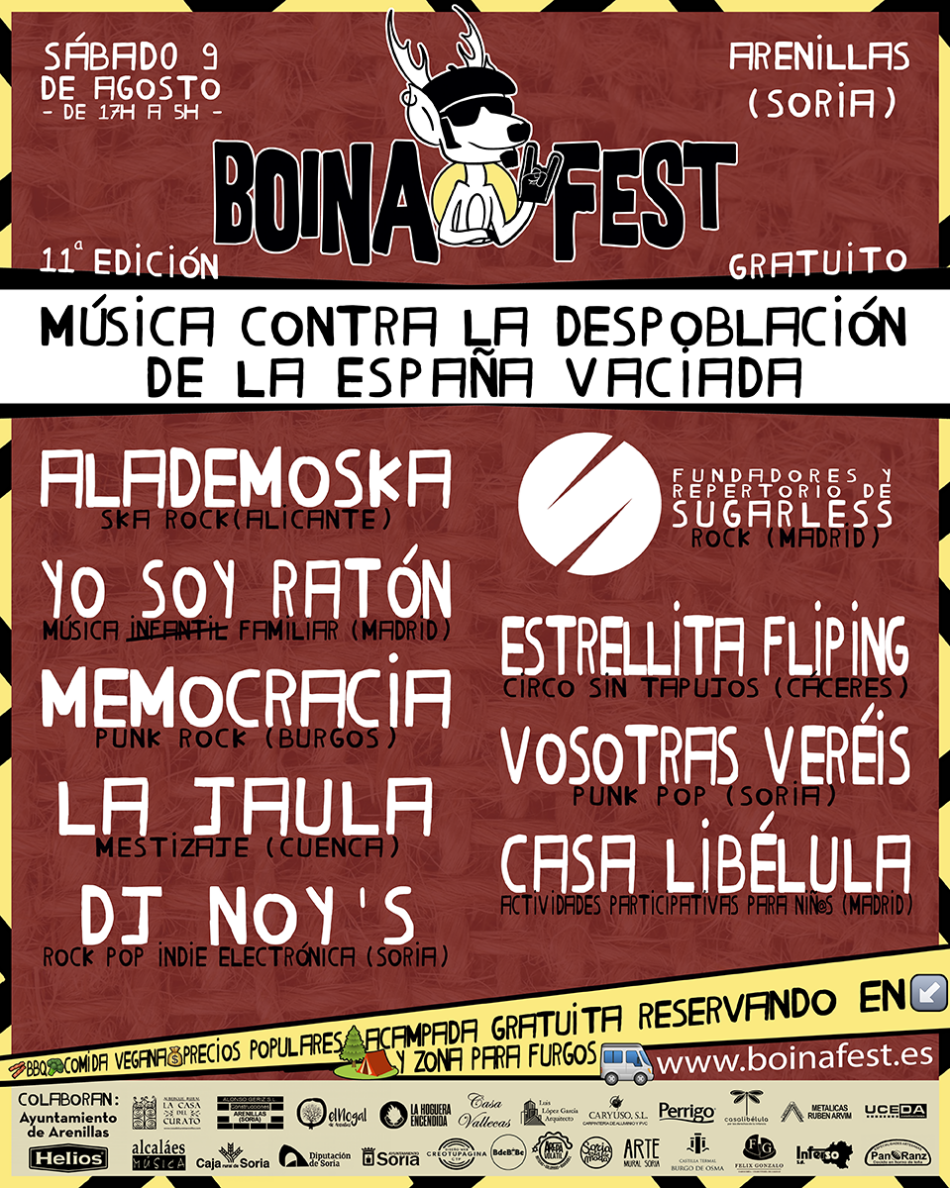 Yo soy Ratón, Estrellita Fliping y Casa Libélula abrirán la edición más familiar del Boina Fest contra la despoblación