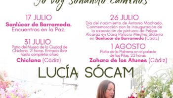 Lucía Sócam canta a Machado en el 150 aniversario de su natalicio en su gira de verano por Cádiz