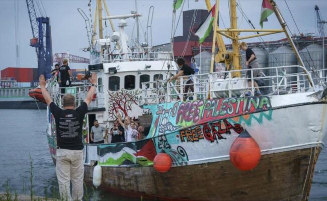 Barco Handala zarpa desde Italia hacia Gaza para romper asedio israelí