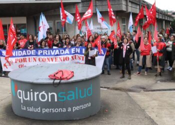 Inspección de Traballo levanta acta por infracción grave ao Hospital Quirónsalud por vulnerar o dereito á folga do seu persoal