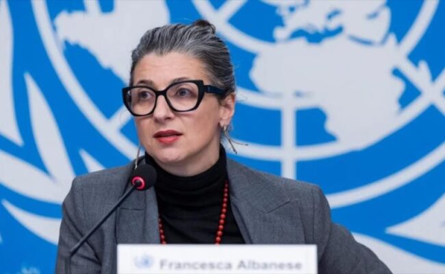 EEUU sanciona a la relatora de ONU por denunciar genocidio en Gaza