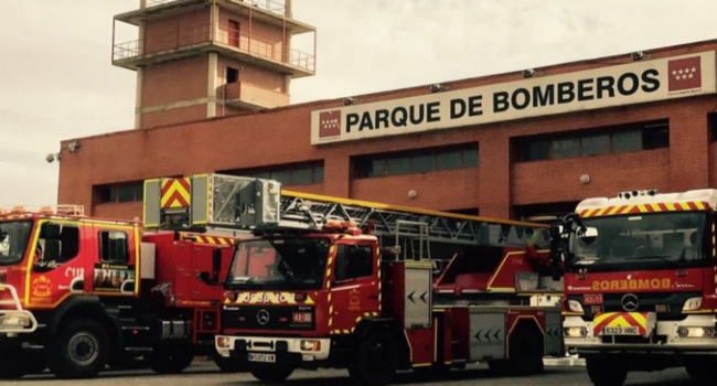 Se desploma el techo de un Parque de Bomberos de la Comunidad de Madrid poniendo en riesgo a sus trabajadores