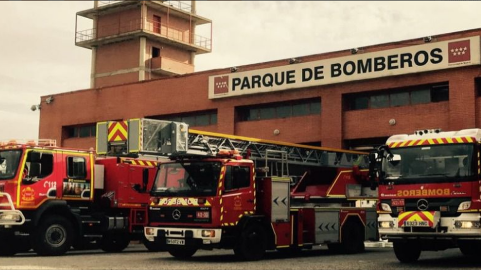 Se desploma el techo de un Parque de Bomberos de la Comunidad de Madrid poniendo en riesgo a sus trabajadores