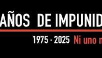 Manifiesto campaña 50 años de impunidad. Ni uno más
