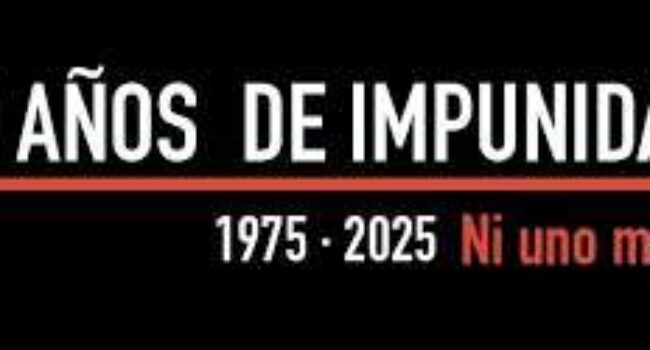 Manifiesto: «Campaña 50 años de impunidad. Ni uno más»
