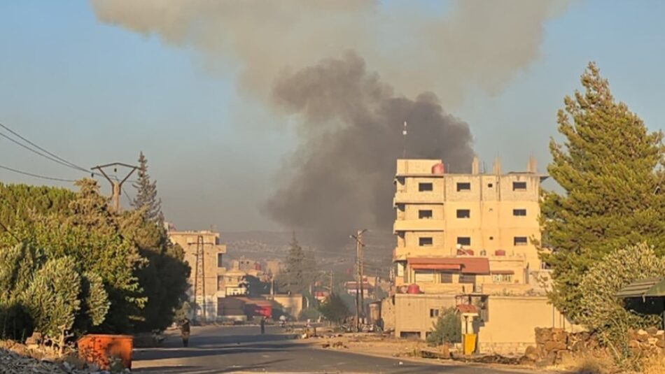 Cazas israelíes bombardean fuerzas del gobierno sirio
