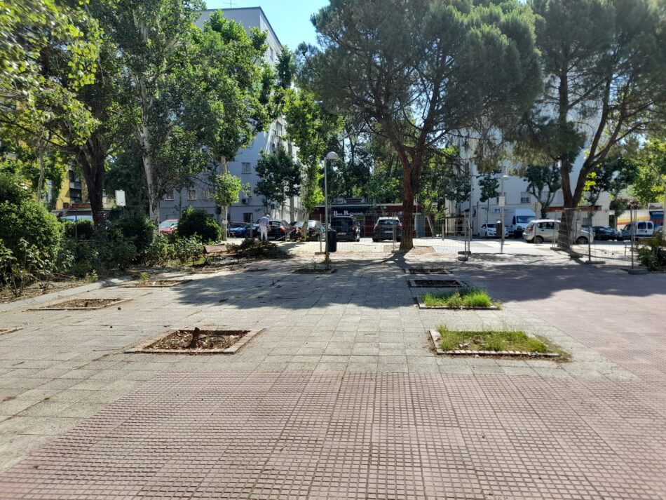 Ecologistas en Acción denuncia la destrucción de un parque en Ciudad de los Ángeles, en Villaverde (Madrid)