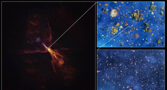 Captan por primera vez el instante en que empieza a formarse un sistema planetario