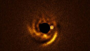 Detectan un planeta en formación que esculpe su disco protoplanetario