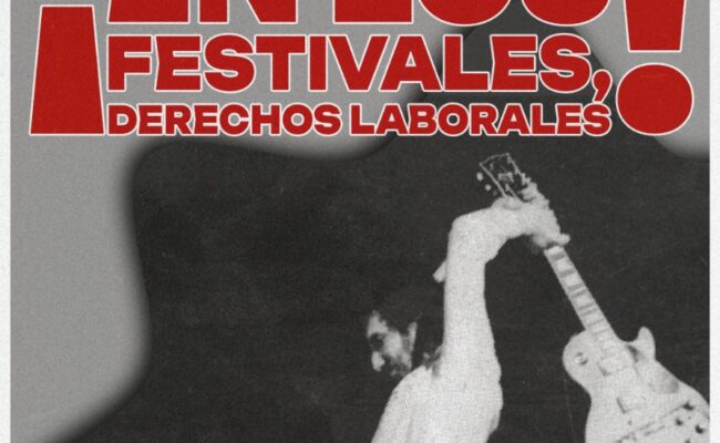 CGT València pone en marcha una campaña para denunciar los abusos en los festivales de música
