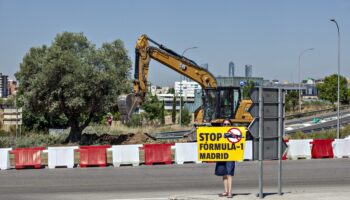 IFEMA arranca árboles en pleno verano para construir el circuito de Fórmula 1 de Madrid