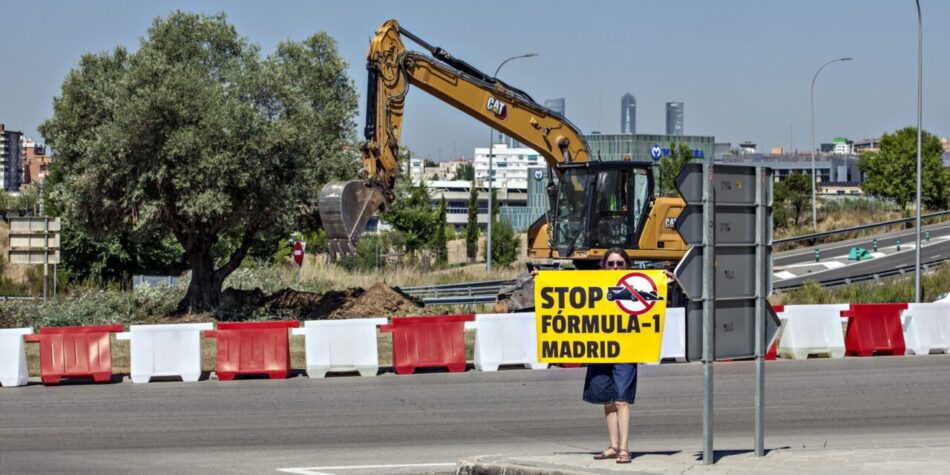 La FRAVM denuncia que Ifema arranca árboles en pleno verano para construir el circuito de Fórmula 1 de Madrid