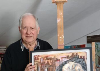 Felipe Alcaraz inaugura su exposición «La última instantánea de Antonio Machado» en la Casa Palacio de Medina Sidonia