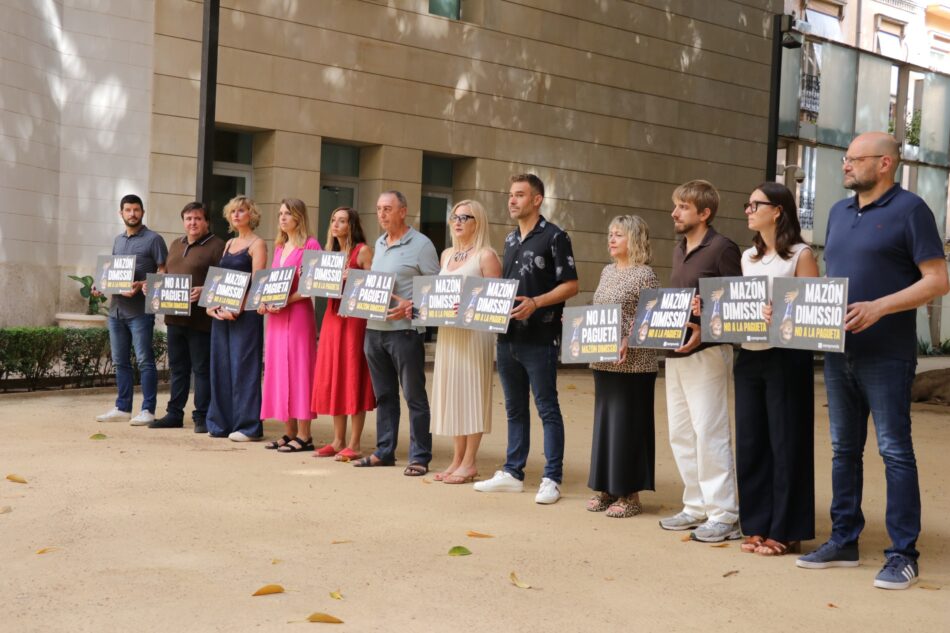 Compromís responsabiliza a Carlos Mazón de la negligencia durante la DANA que causó 228 muertes, el desmantelamiento de los servicios públicos y los impagos generalizados