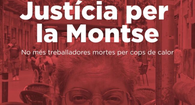 «Morir trabajando es asesinato»: Manifestación desde la empresa FCC al Ayto. de Barcelona, el 16 de julio