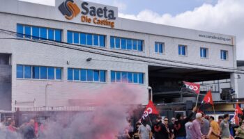 La plantilla de ‘Saeta Die Casting’ mantiene una huelga desde finales de mayo contra la inseguridad y la precariedad en la fábrica de Valladolid