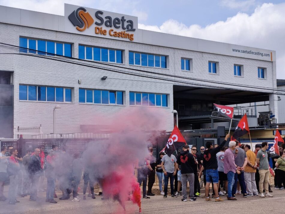 La plantilla de ‘Saeta Die Casting’ mantiene una huelga desde finales de mayo contra la inseguridad y la precariedad en la fábrica de Valladolid