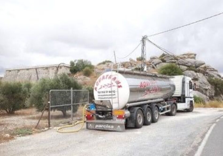 CGT Andalucía: «El transporte de agua potable Antequera-Valle de Abdalajis, pirateado”