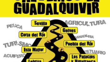 Concentración en Chipiona en defensa del Guadalquivir, ante la autorización por parte de la Junta de Andalucía de vertidos mineros con metales pesados desde Aznalcóllar