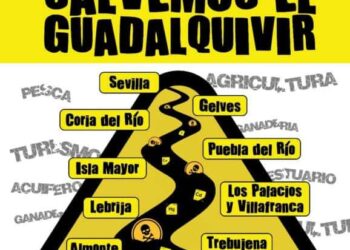 Concentración en Chipiona en defensa del Guadalquivir, ante la autorización por parte de la Junta de Andalucía de vertidos mineros con metales pesados desde Aznalcóllar