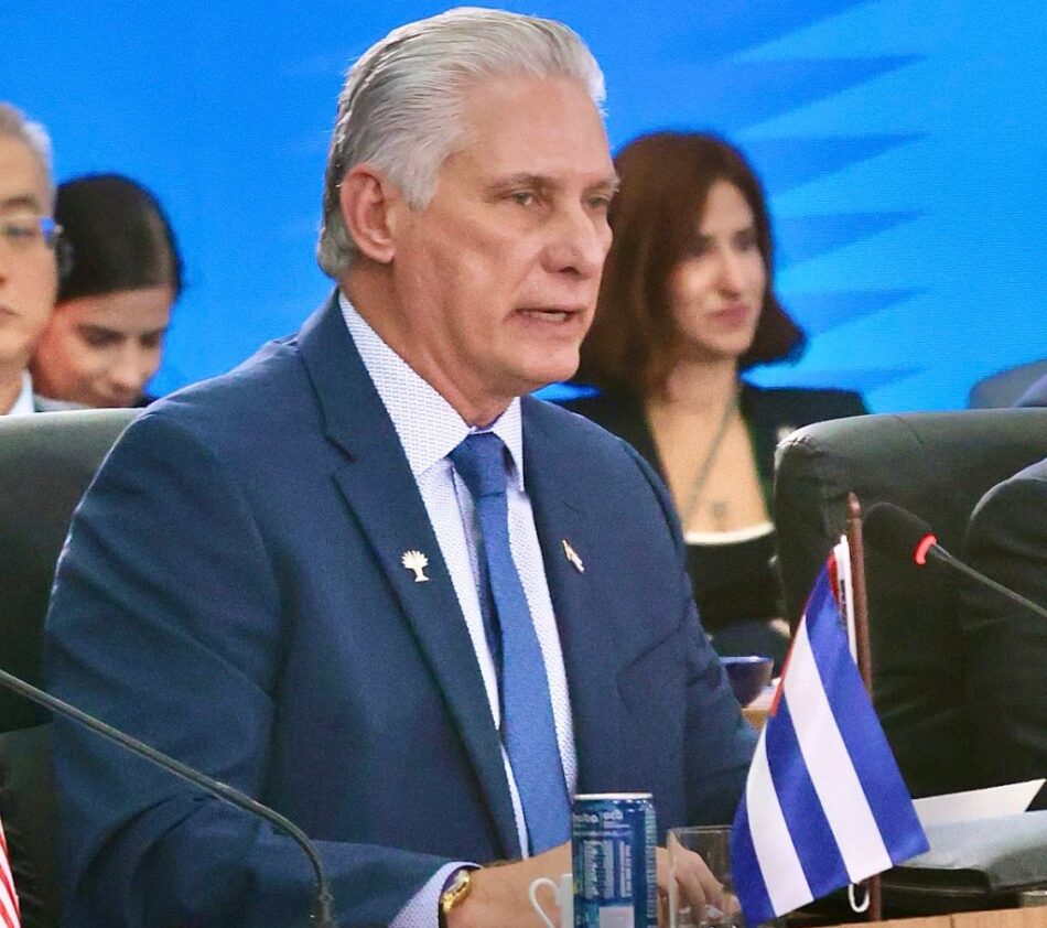 Cuba denuncia medidas coercitivas de EEUU en Cumbre de los Brics