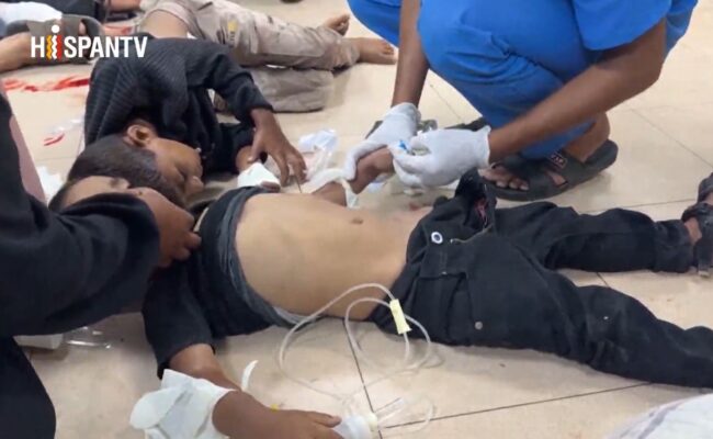 Israel asesina a diez niños palestinos en una fila para recibir comida en Gaza