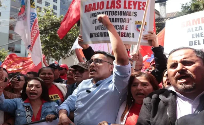 Ecuatorianos marcharán en la capital del país contra Ley de Integridad Pública