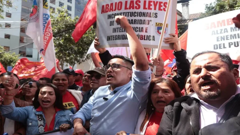 Ecuatorianos marcharán en la capital del país contra Ley de Integridad Pública