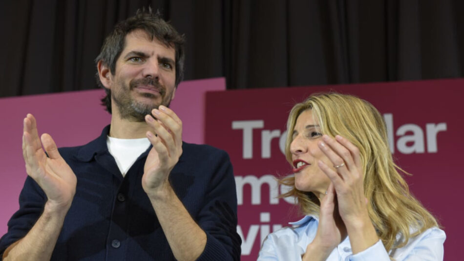 Ernest Urtasun y Yolanda Díaz presentan la “reforma laboral” del trabajo de las personas artistas