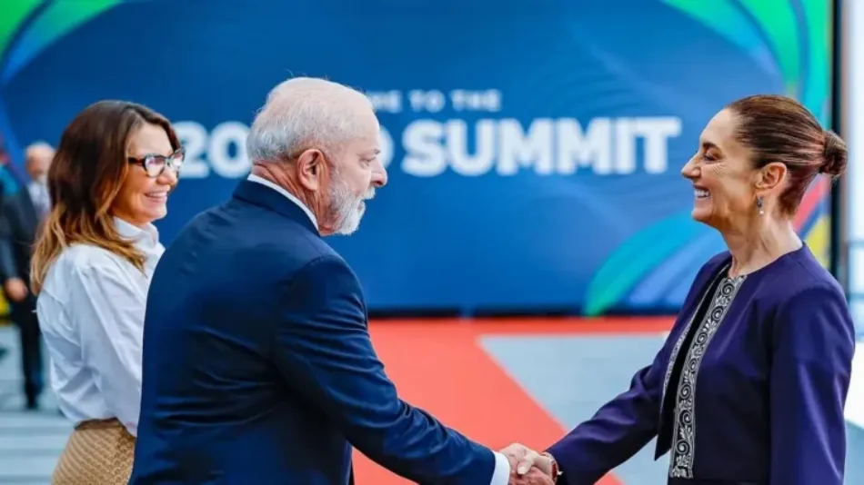 Lula da Silva y Claudia Sheinbaum analizan las relaciones bilaterales entre Brasil y México