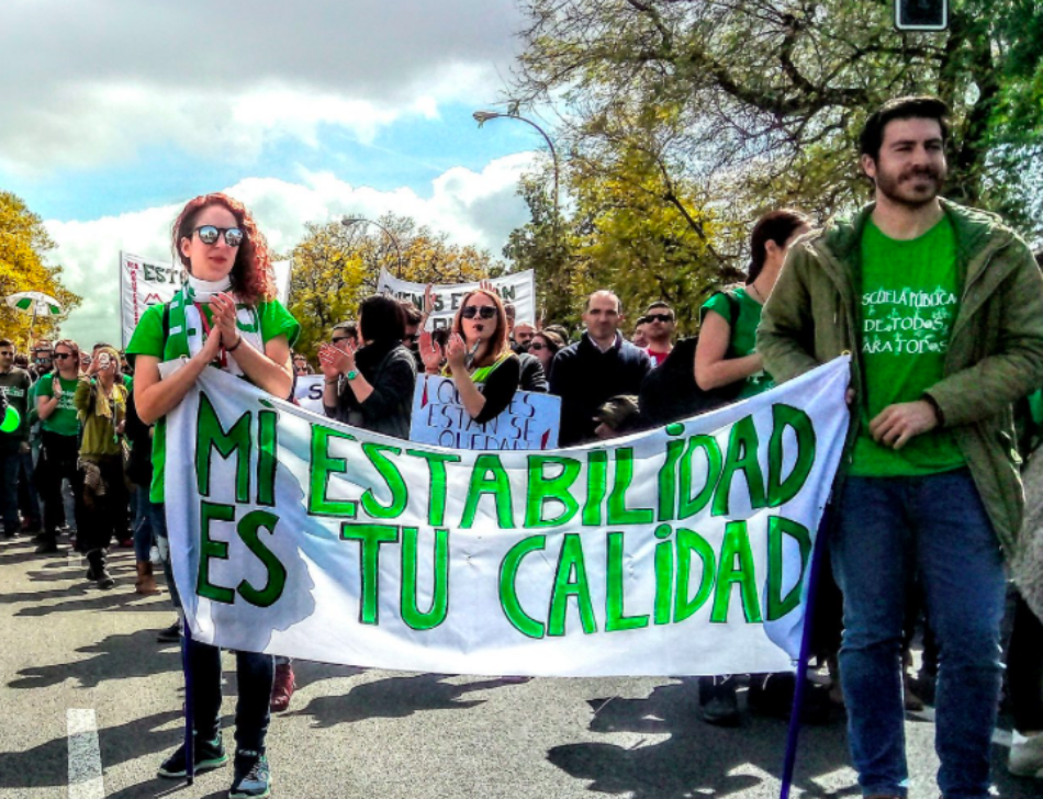 La Plataforma de Interinos Docentes se estrena con movilizaciones a partir de septiembre