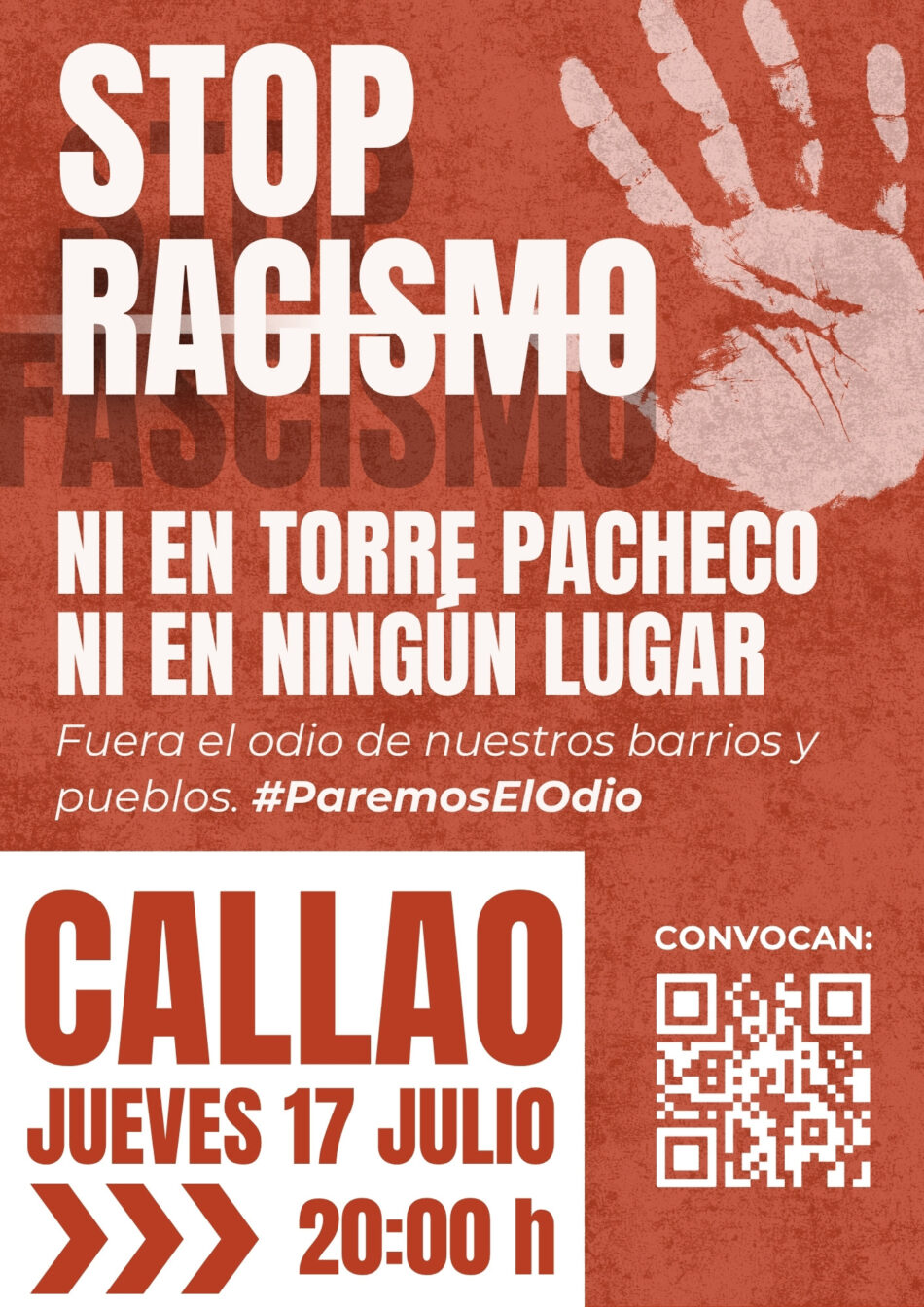 La sociedad civil se levanta contra el racismo y la xenofobia tras las algaradas fascistas de Torre Pacheco: Convocada concentración el 17 de julio