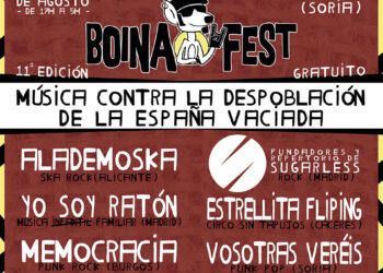 Este sábado el 11º Boina Fest multiplicará por 30 los habitantes de Arenillas (Soria) con talleres, arte, circo y música 