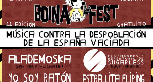 Este sábado el 11º Boina Fest multiplicará por 30 los habitantes de Arenillas (Soria) con talleres, arte, circo y música 