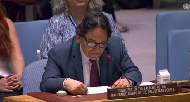 Nicaragua denuncia aniquilación acelerada del pueblo palestino